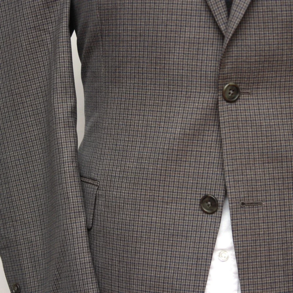 Jos A Bank‎ Mens Blazer 42R Traditional Fit Check Sportcoat D040214